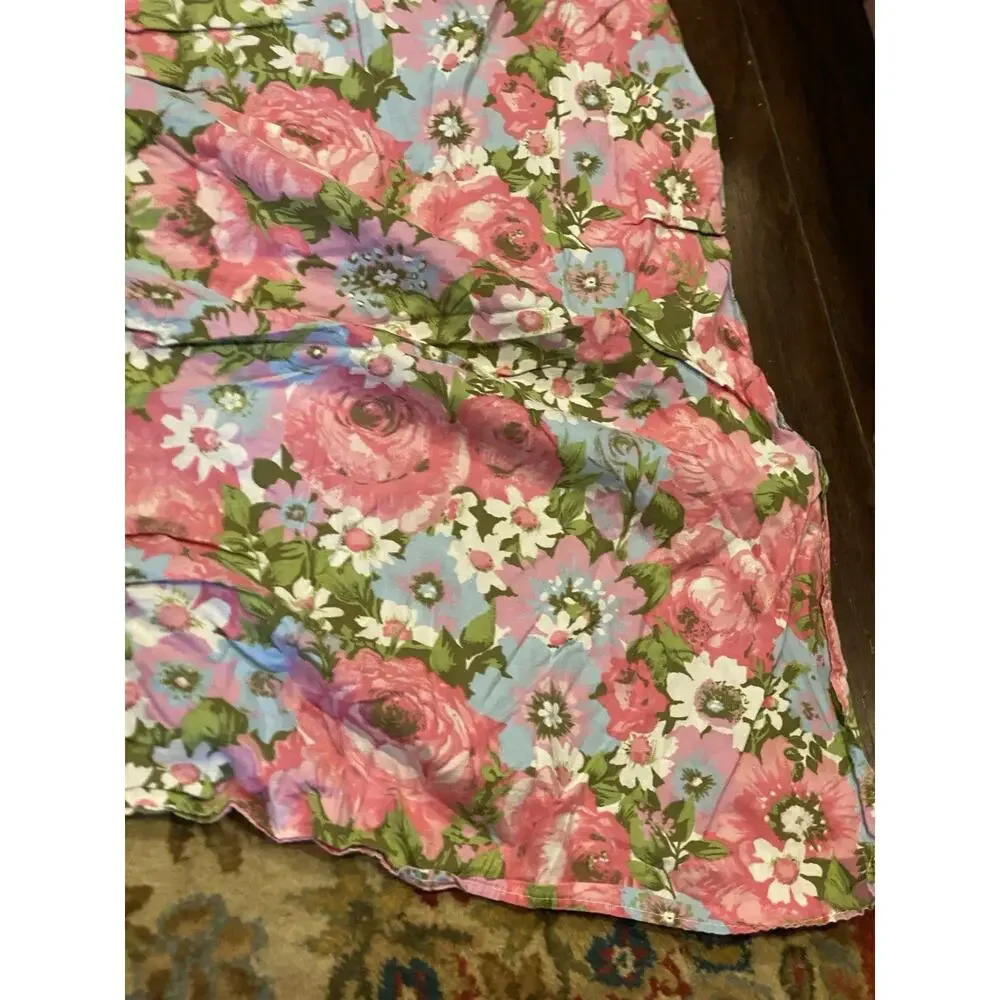Vtg JC Penney Garden Path Floral Comforter NOS Cottagecore Twin Full Shabby New